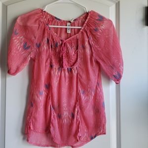 Pink blouse